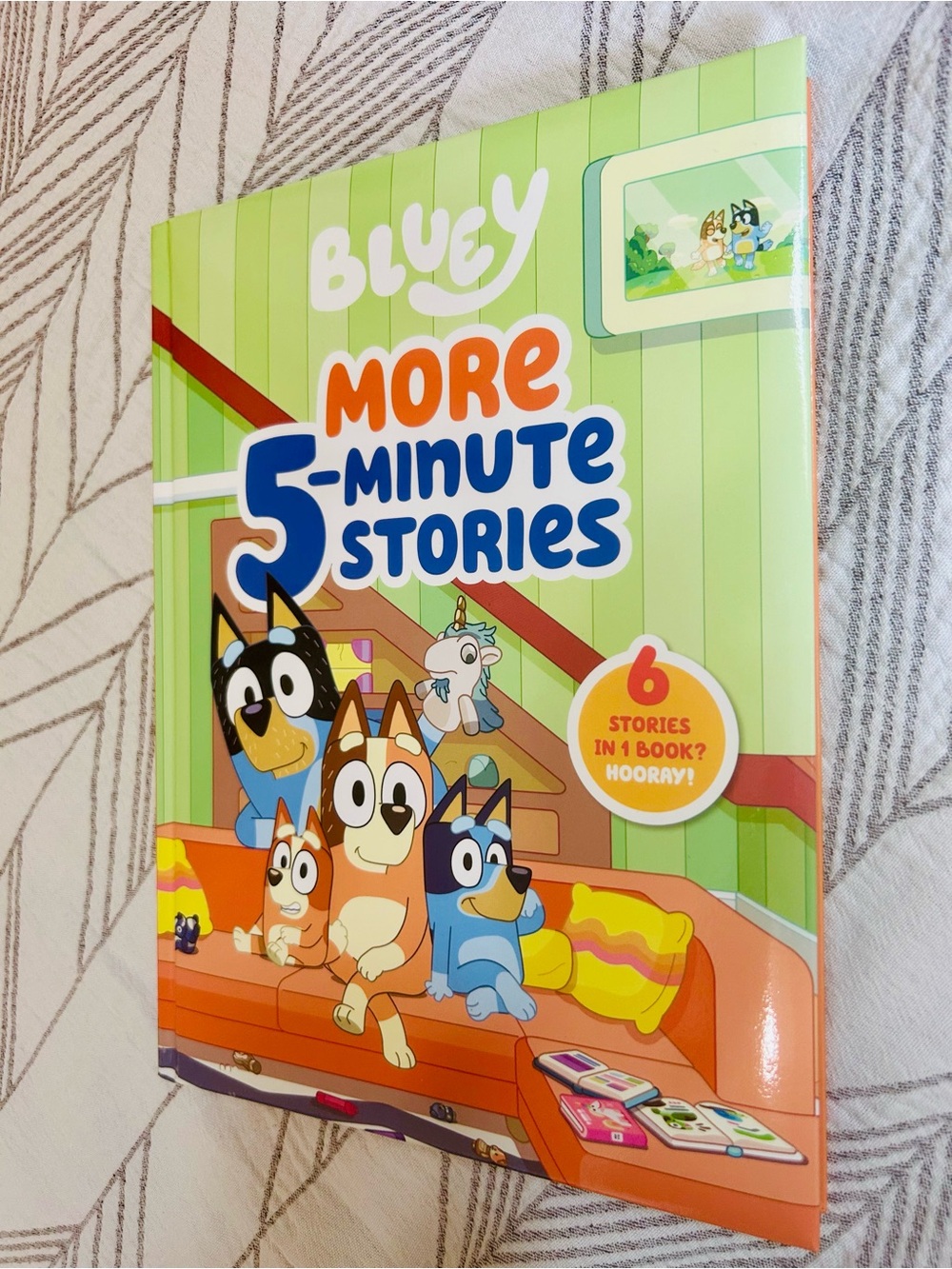Bluey More 5-Minute Stories Hardcover Childrens Book 6-in-1